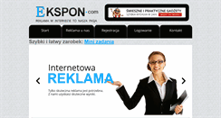 Desktop Screenshot of ekspon.com